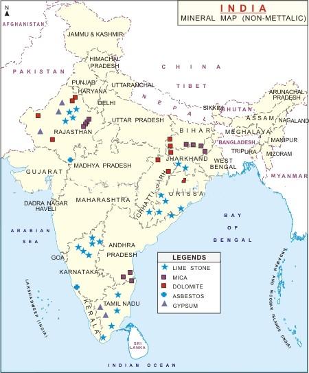 DISTRIBUTION IN INDIA Iron: India has deposits of high grade iron ore. The mineral is found mainly in Jharkhand, Orissa, Chhattisgarh, Madhya Pradesh, Goa, Maharashtra and Karnataka.