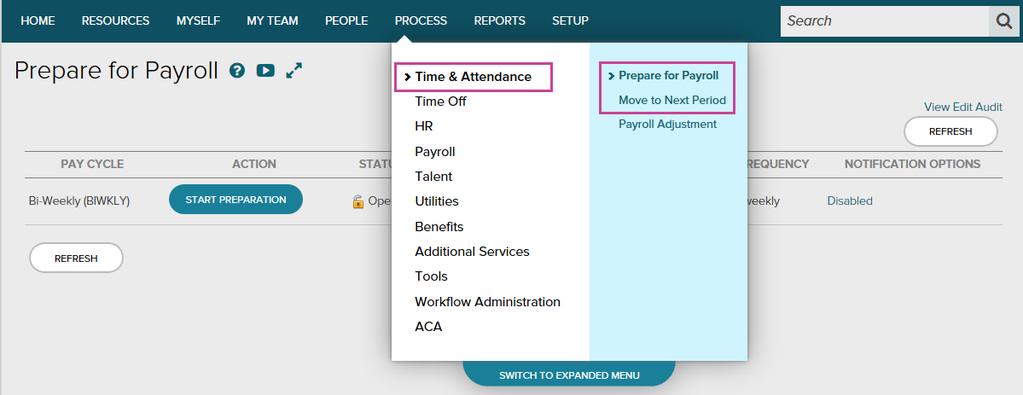 ESSENTIAL TIME & ATTENDANCE FOR ADP WORKFORCE NOW HANDOUT MANUAL APPENDIX Preparing Your Time and Attendance Data for Payroll Processing for Practitioners Who Manage Time and Attendance Only Job Aid