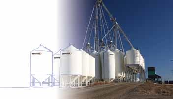 CONE ANGLE 1 2 3 4 STORAGE VERSATILITY Meridian offers a full line of light granular and liquid silos and heavy industrial tanks for any free flowing commodity.