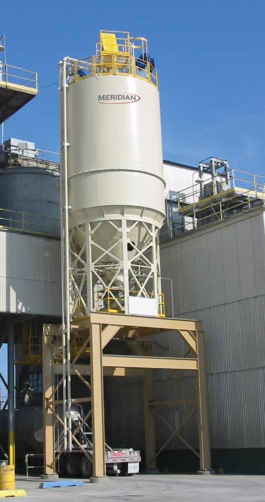 www.meridianmfg.com Cement Cement and Flay Ash silos.