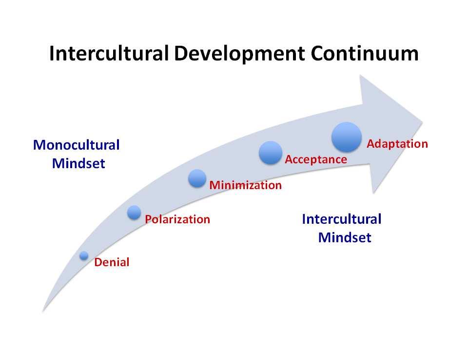 3 Intercultural Development Continuum Intercultural competence is the capability to accurately understand and adapt behavior to cultural difference and commonality.