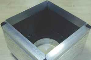 CLIMAVER system Plenum box featuring a spigot. Plenum box featuring CLIMAVER Perfiver H Profile and opening made by a spigot.