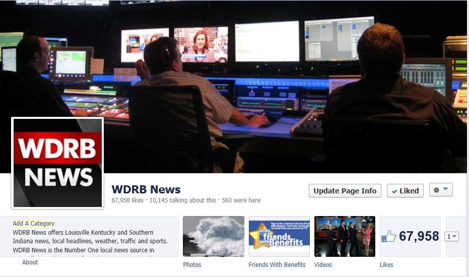 Facebook Posts WDRB Posts: Great for limited time offers We have over 250,000 fans on our pages Can link to your website Reach thousands of our fans