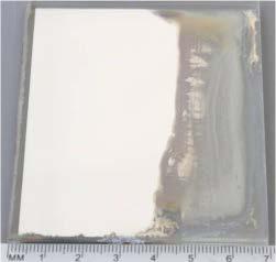 This result shows that metallic layer degradation is occurring by pitting corrosion caused by the penetration of degrading elements (humidity, salts, etc.) at unprotected edges.