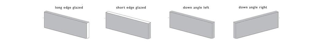 *custom brick may be produced at other temperatures and with other processes.