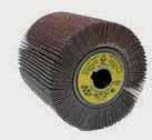 To ensure that the abrasive mop wheel runs smoothly, please check that the plates are mounted evenly and fit tightly to the inner edge of the metal side mounting plate retaining grove.