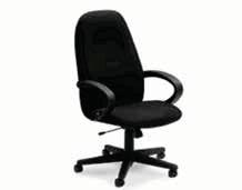 D x 39 H Guest Chair Black Fabric 25 L x