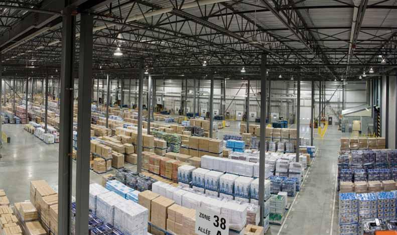 And, at 1.5 million square feet, the facility was also designed to create more distribution space for a company that has traditionally relied on third-party warehousing to supplement its needs.
