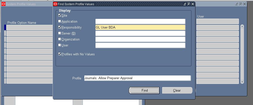 Save it 4.2 No self-approval If we want to have self-approval so for this we need to look into a profile option.