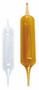 Product Portfolio Ampoules made of glass Ampoules offer a great benefit: The medication is in contact with glass