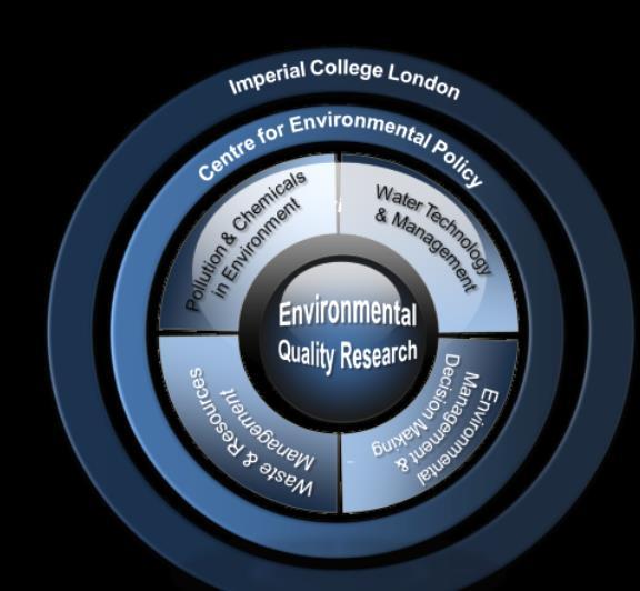 The Environmental Quality Research Group focuses on the integrated scientific study of