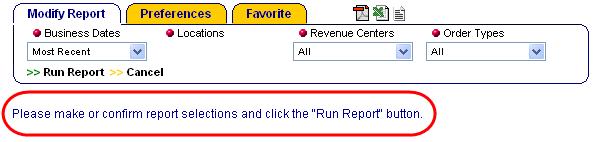 A confirmation dialog box will appear: Subsequently, when you attempt to access that report in the future, you will be required to make some