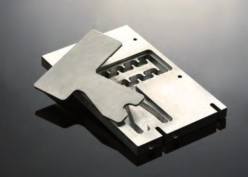 Milled Channels Technology Plate with milled channels and welded cover.
