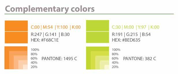 5. Color palette The following colors make up the RTB color palette and should be used in the design of program