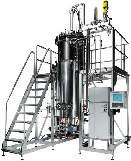 Bioreactor systems ranging from 20 to 110 liter Stainless Steel SIP* Pilot Bioreactor systems ranging from 20 to 140 liter Measurement, control and software Customized Bioreactor