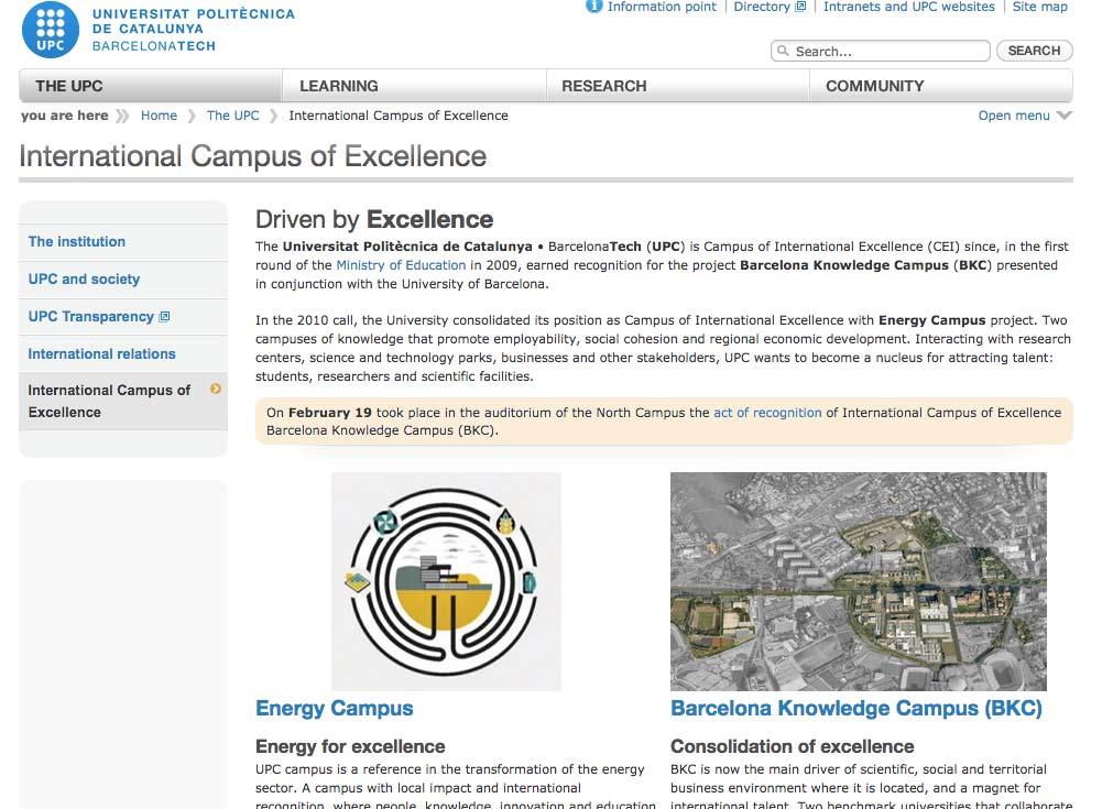 International Campus of Excellence