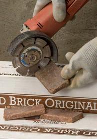 OLD BRICK ORIGINALS THIN BRICK VENEER Page 9 PRODUCT AND WALL FINISHING Step 9: Cut Thin Brick as Needed To cut pieces to fit the