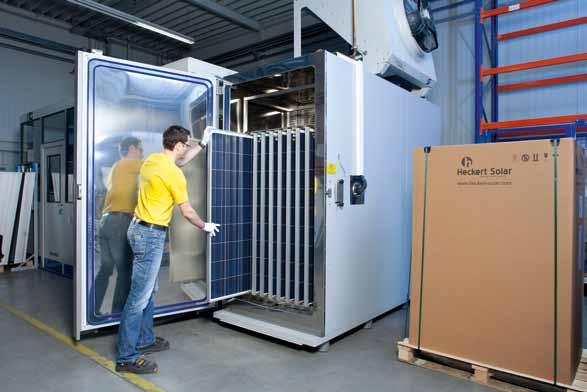 Solar power from your own roof. High-performance photovoltaic modules create the core business of Heckert Solar GmbH.