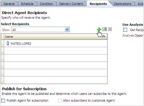 How to Schedule a Report for Distribution 2. Click the Add Recipient (+) button to add additional users to the automatic distribution. The Select User dialog is displayed. 3.
