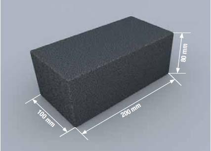 19 Paving stone dimensions Ballasting is carried out according to the ballast plan with rectangle paving stones. E.g. 200 x 100 x 80 mm; Weight: 3.