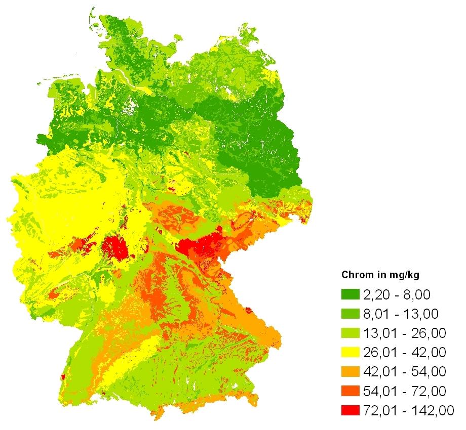 Erosion Heavy Metal Concentration in Top Soil Spatial variation: