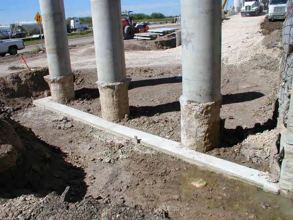 Wall Construction Issues Drilled Shaft Obstructions Need a minimum of 3