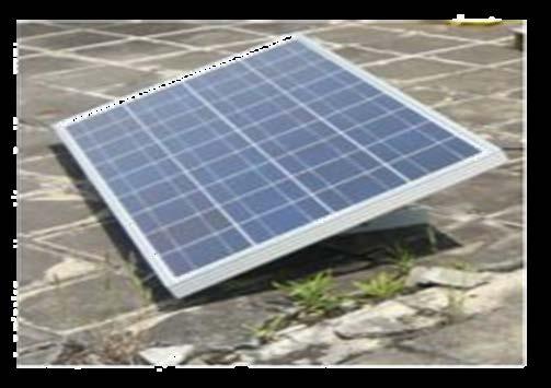 Fig. 4.2 Fixed solar panel system Fig. 4.3 Automation tracked solar energy system At this stage, the system can be divided into power-based system (to track GPS) and nonelectric-type system, the former can be mentioned.
