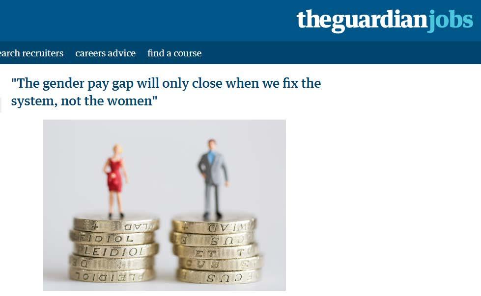 GENDER PAY GAP- HOW TO FIX Two solutions to eliminate the gender pay