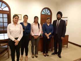 S Bakshi: At NDIM we got an opportunity to experience mentoring sessions with MR. K.S.BAKSHI, VP CORPORATE HR, THE OBEROI HOTELS.
