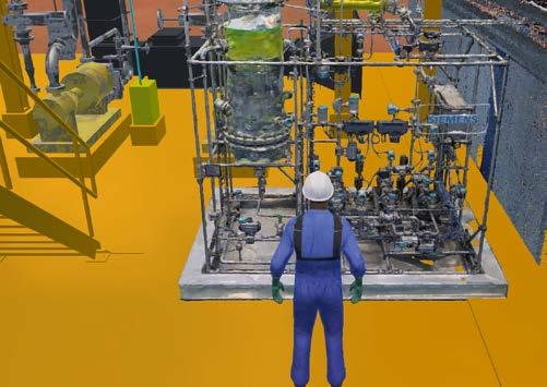 Take a virtual walk through the plant model from Bentley ContextCapture and make significant cost savings: COMOS Walkinside is ideally suited to train operators in the digital plant model, thereby