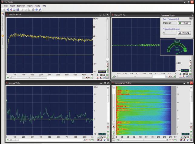 Using rotationally synchronous averaging, this software computes one synchronous analysis channel for each acoustic component and each sensor.