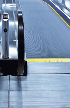 Light barriers for automatic restart modes can also be seamlessly integrated into your moving walk.