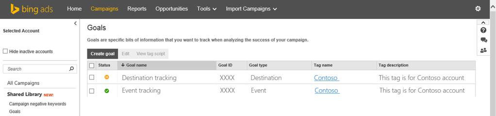 What is the difference between a tag and a goal? With one tag you can track as many goals as you need.