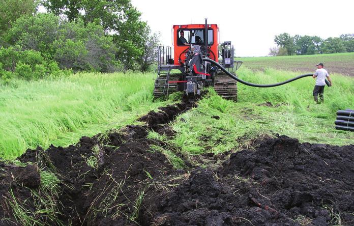 The drawback to tile drainage is that it increases the delivery of water soluble nutrients such as nitrate-n and water-soluble phosphorus.