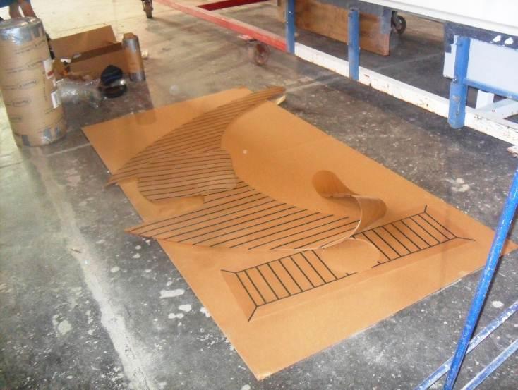 Before You Begin: PlasDECK panels are usually rolled for shipping.