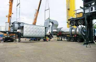 MOBILE ASPHALT MIXING PLANTS 23 // MIXING AND WEIGHING SECTION // DUST COLLECTION SYSTEM ASSEMBLY ARE YOU STILL INSTALLING OR ALREADY MIXING?