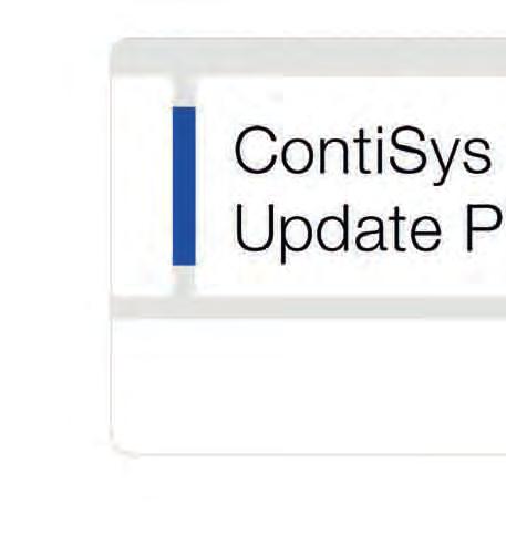 ContiSys Update Plus: always up-to-the-minute. ContiSys Update Plus is the optional software updating service which can be obtained with each ContiSys diagnostic device.
