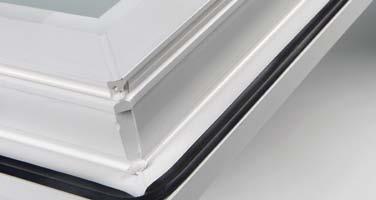 A good fit is guaranteed because the Bouwplast Easy windows are fitted with an EPDM seal around the flange which