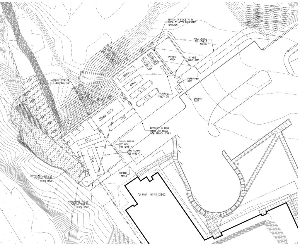 Exhibit 1: Proposed TSMRI Site Layout The AN/TPY-2 radar system would be transported from Vandenberg Air Force Base by up to five C-17 aircraft to the Juneau Airport, and would then be transported by