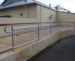 1-2009 6.1(i) Handrails shall be constructed and fixed so that there is no obstruction to the passage of a hand along the rail. Extract of BCA - Building Code of Australia D2.