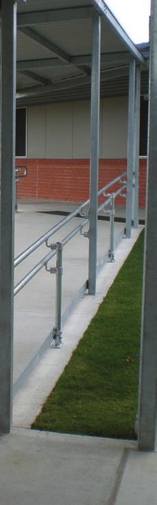 The Assistrail AS 1428.1-2009 compliant range of handrails is a complete solution to the ever increasing emphasis placed on ease of access for persons with disability.