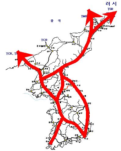 Roadmap of Inter-Korean Transportation for ROK-DPRK Railway Phase 1 Phase 2 Phase 3 Connection between ROK- DPRK Minimum maintenance of DPRK railroad create/reinvest profits from transportation