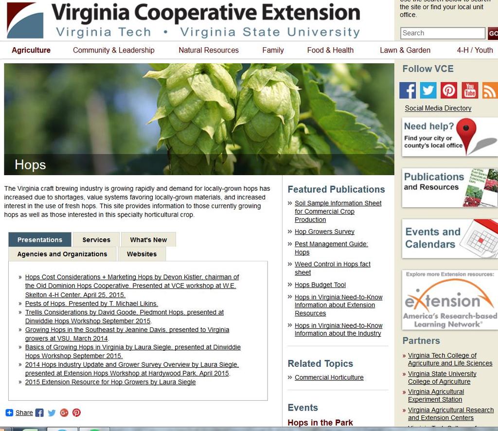 RESOURCES Virginia http://www.ext.vt.