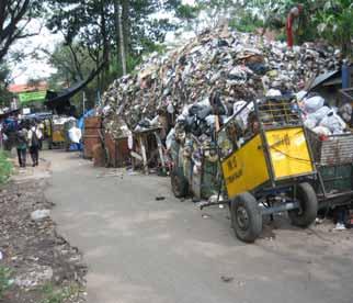 3R s Implementation in Bandung City Garbage sliding (February 2005) Social conflict No landfill site emergency situation ( mountain /stack of garbage in many parts of the city) A collaboration (MoE,