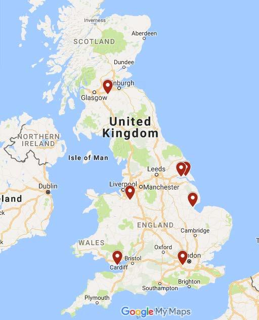 Current Outotec UK WtE Projects Location Upper Halliford, England Forth, Scotland Ince, England Hull, England Hull, England Boston, England Barry, Wales Approx.