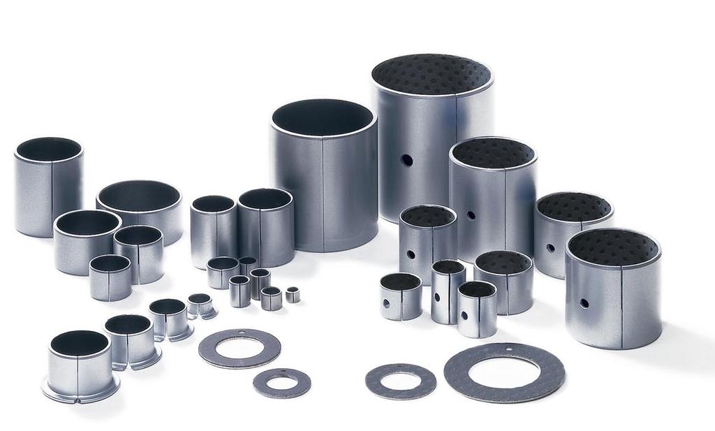 Compact and maintenance-free A Composite plain bearings are primarily used for bearing arrangements where heavy loads have to be supported and where rotational or oscillating movements are relatively