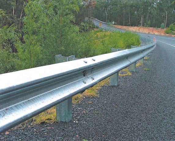 Flexbeam Guardrail Roadside Safety Barrier