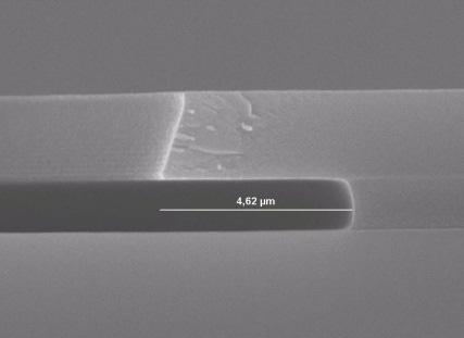 For an accurate dimensional transfer of structures into the copolymer however, the photoresist layer and the PMMA film should have comparable thickness values.