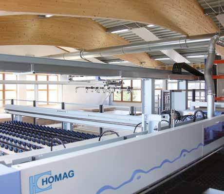 All the better then that tailored automation solutions are available from HOMAG for virtually all sizes of business from simple feeding solutions via the lifting table to a large-scale storage
