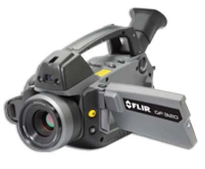 very conservative Study Design Leak Detection Methods FLIR GF320 Visualize gas leaks in real time Spot leaks close by or